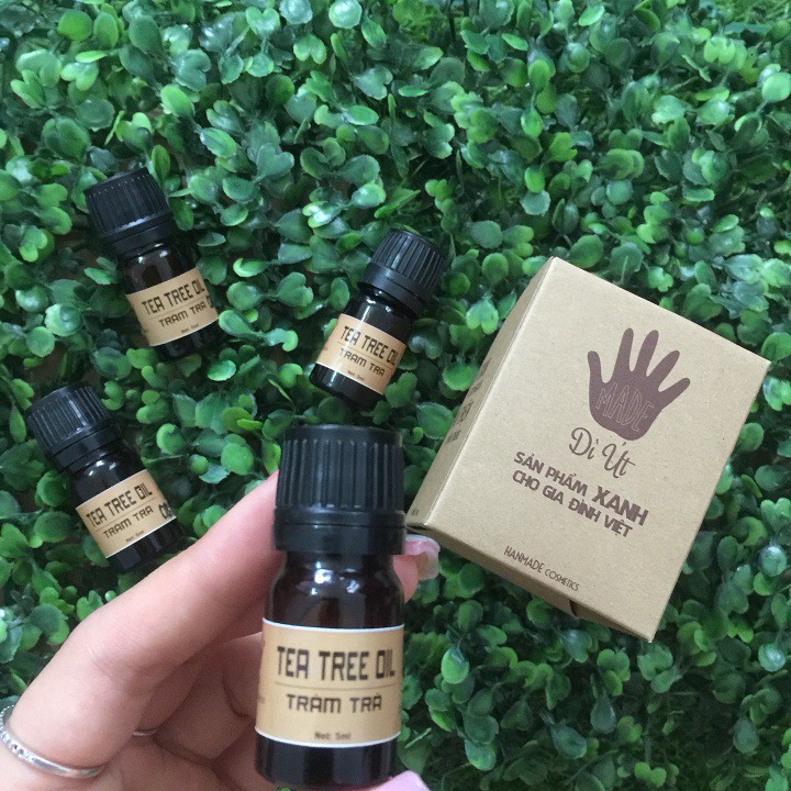 Tinh dầu tràm trà (Tea Tree Oil) nguyên chất organic, đánh bay mụn, chống viêm