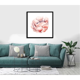 Tranh #canvas sen đá treo tường giá rẻ 30 x 30 sr25