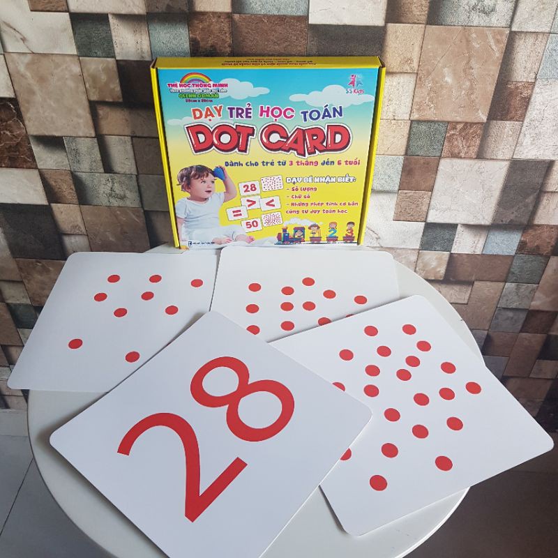 Bộ Thẻ Flashcard Dạy Trẻ Học Toán Dot Card Theo Phương Pháp Glenn Doman  Giáo Dục Sớm Từ 3 Tháng Đến 6 Tuổi