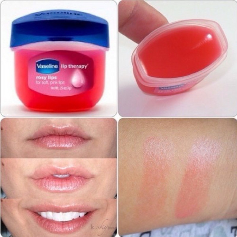 Sáp dưỡng môi Vaseline Rosy Lips Therapy 7g | BigBuy360 - bigbuy360.vn