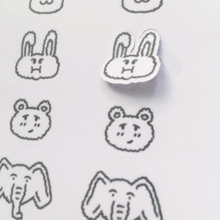 gia.palpitate | Sticket sheet Animals