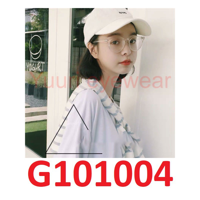Gọng kính nhựa dẻo form vuông cá tính thanh mảnh dễ phối - lắp mắt cận theo yêu cầu G101004, G101005, G101006