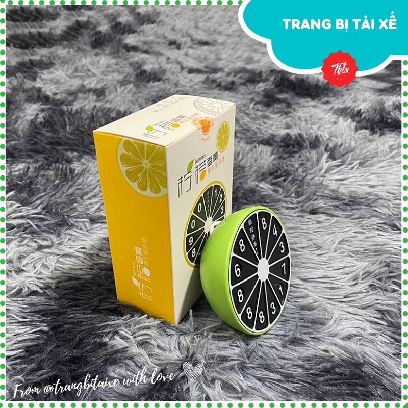 Bảng số điện thoại trên ô tô ghi số điện thoại gắn taplo hình quả cam kèm theo sáp thơm tinh dầu khử mùi xe hơi-BDTQC.