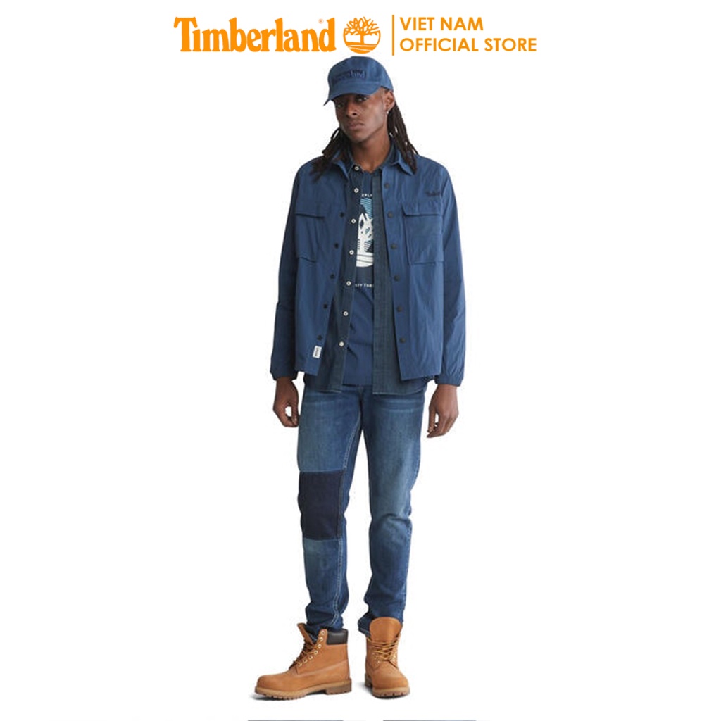 [SALE] Timberland Áo Sơ Mi Nam LS Quick Dry Overshirt - Dark Denim - TB0A2HPN AP-FP