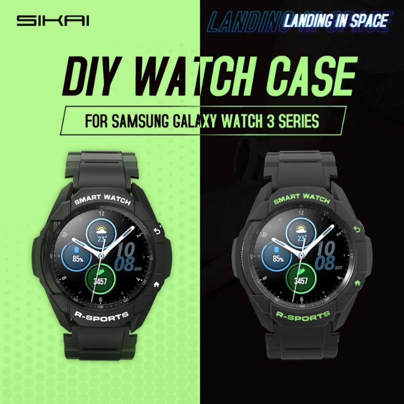 Ốp và dây Sikai TPU bảo vệ cho đồng hồ Samsung galaxy Watch 3 41mm/ 45mm