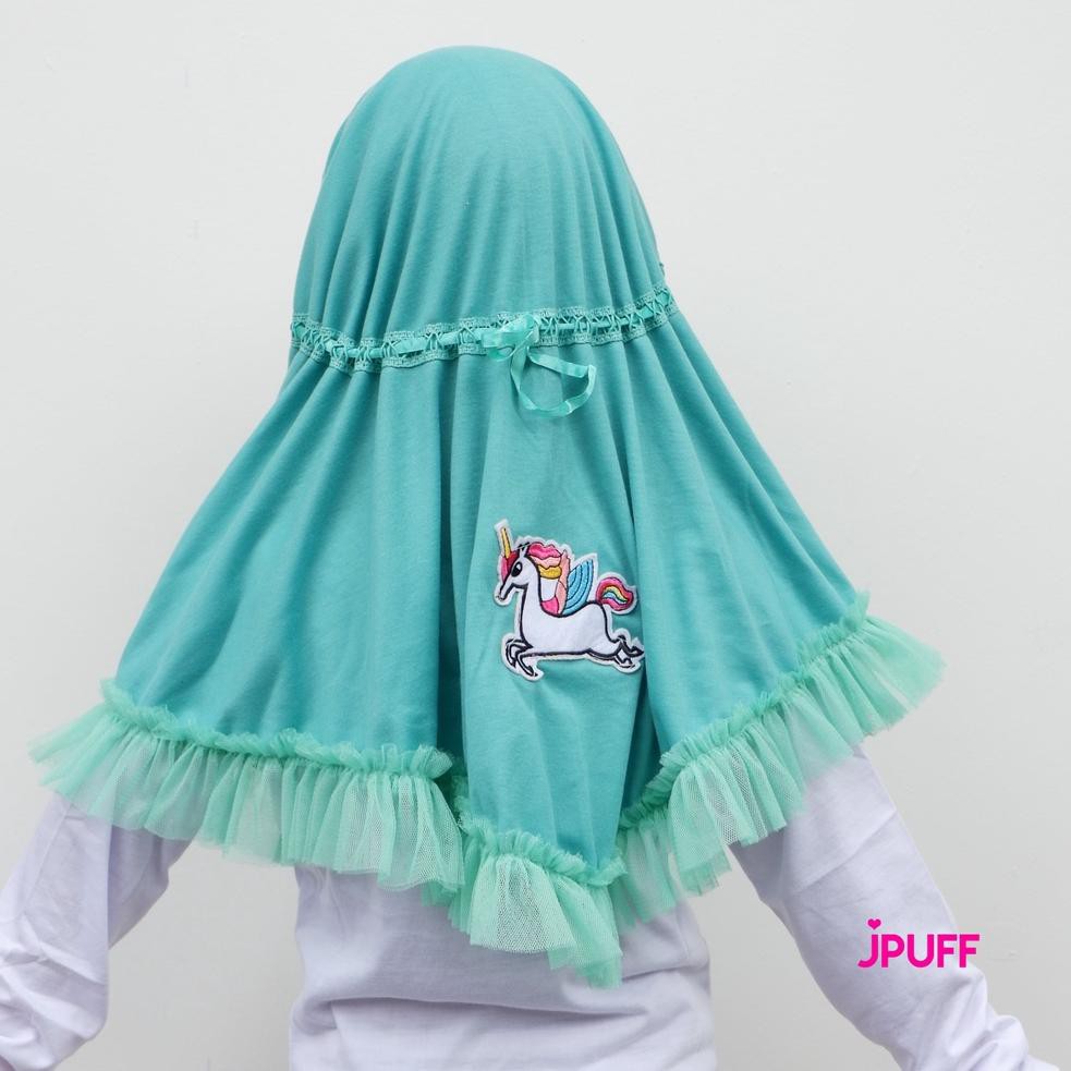 Khăn Trùm Đầu Hijab In Hình Kỳ Lân 16 Dành Cho Trẻ Em