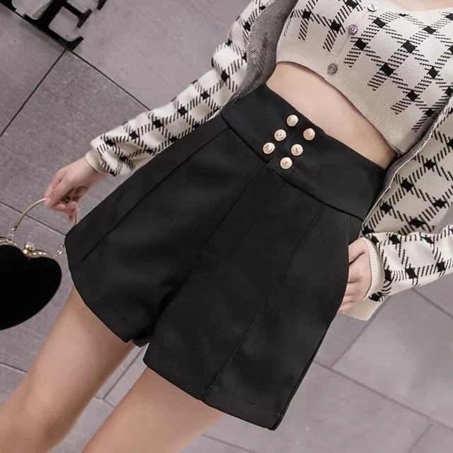 Quần short nữ lưng cao ống rộng, quần đùi nữ hàng đẹp giá rẻ 31september mã Q001 | BigBuy360 - bigbuy360.vn