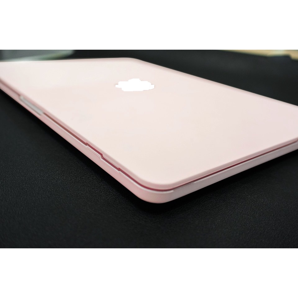 Combo Case ,Ốp + Phủ Phím Mácbook Hồng Pastel