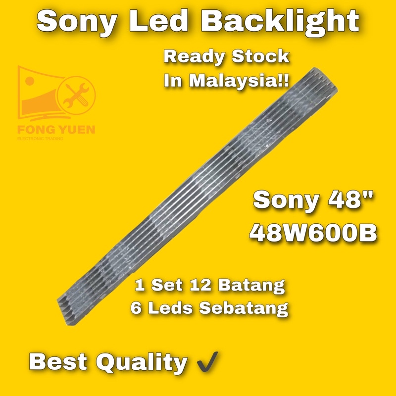 SONY LED KDL-48W6000B 48 "Đèn nền TV KDL-48W600B Mlb1 48"