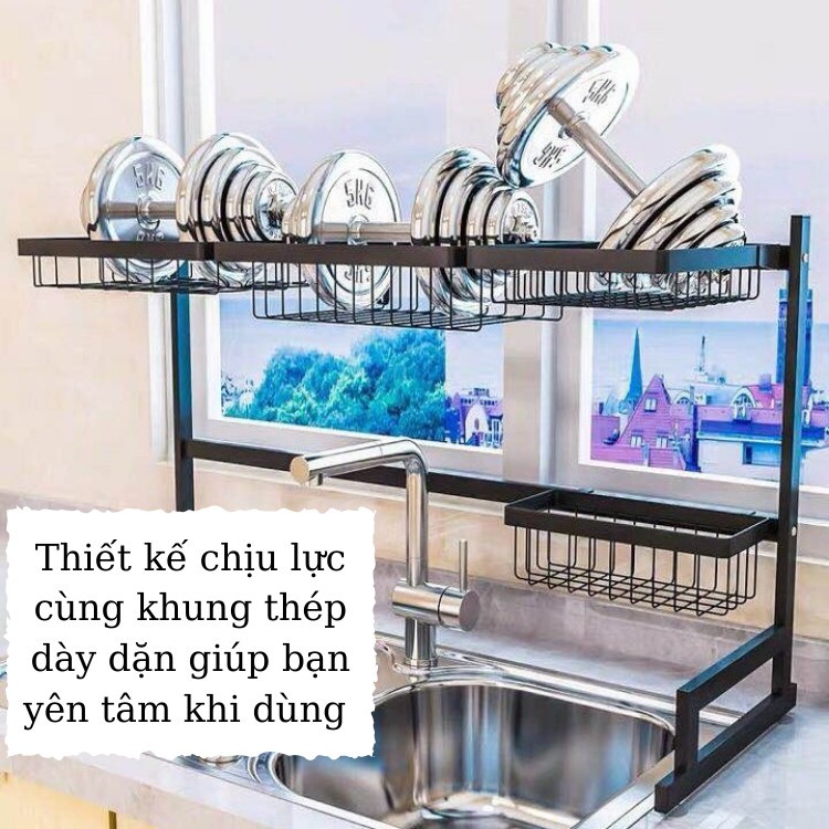 Kệ Chén Inox, Kệ Chén Đa Năng, Giá Để Bát Đũa Tiện Lợi PAPAA.HOME