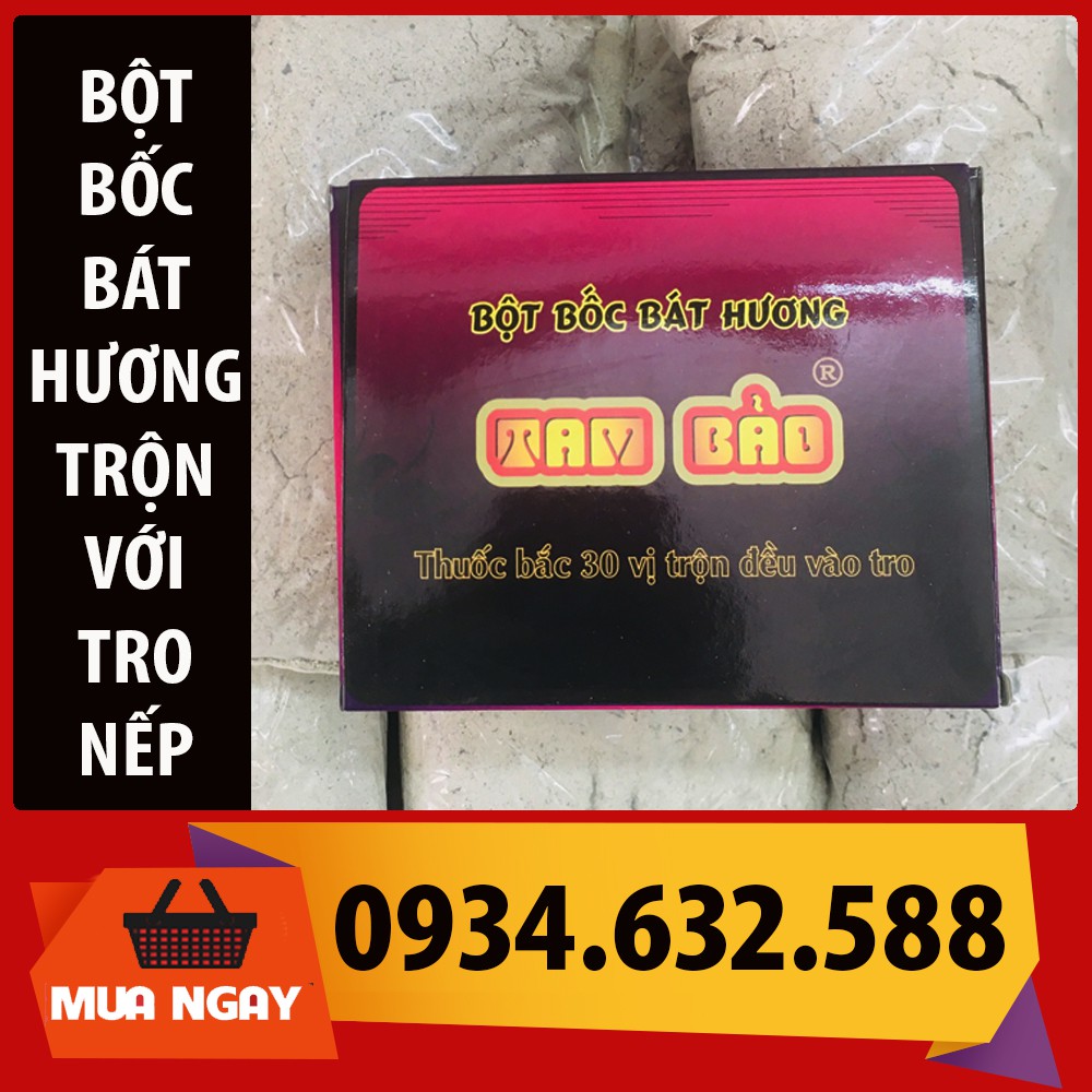 [sale] COMBO Bột bốc bát hương 𝑻𝑨𝑴 𝑩𝑨̉𝑶 - 30 vị  Bắc, trộn với Tro nếp dùng để bốc bát nhang trong thờ cúng tâm linh