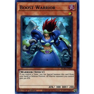 Thẻ bài Yugioh - TCG - Boost Warrior / BLAR-EN063'