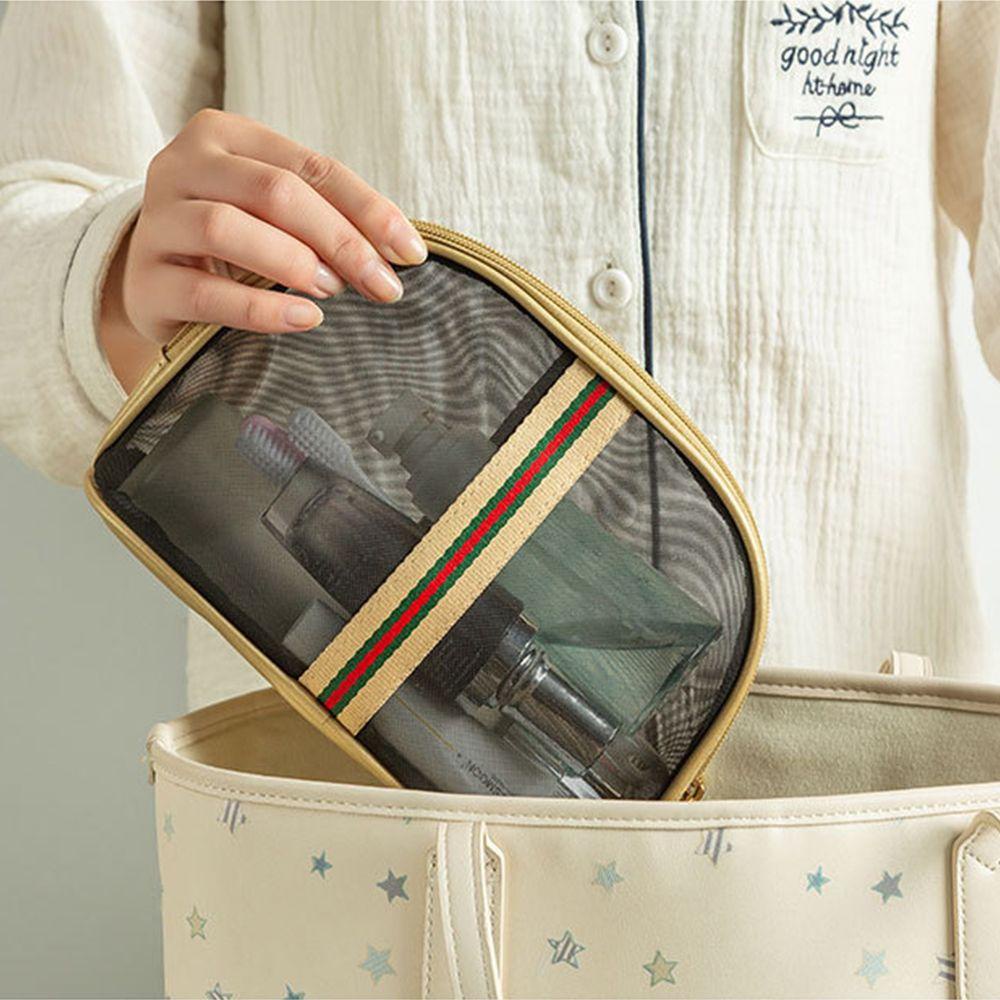 OCEANMAP Túi Lưới Trong Suốt Đựng Đồ Trang Điểm Sức Chứa Lớn Tiện Dụng