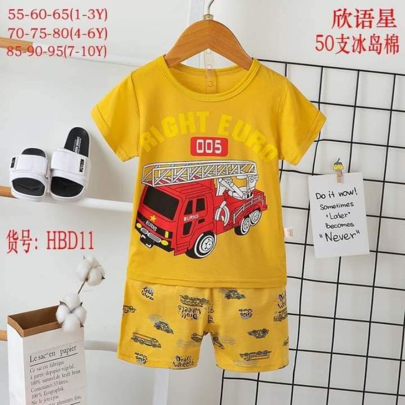 59k bộ xuất hàn cotton lạnh cao cấp bé sai nhỡ  bé trai, bé gái 16-23kg