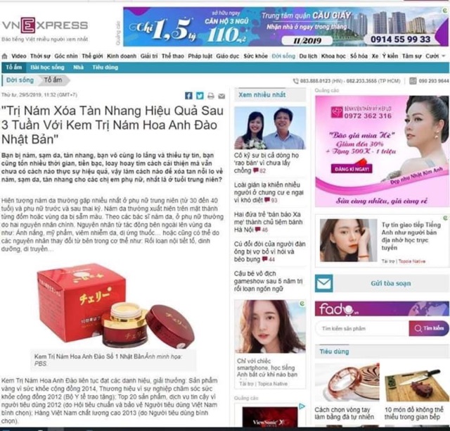 [チェリー] KEM TRẮNG DA NHẬT BẢN CHÍNH HÃNG | BigBuy360 - bigbuy360.vn