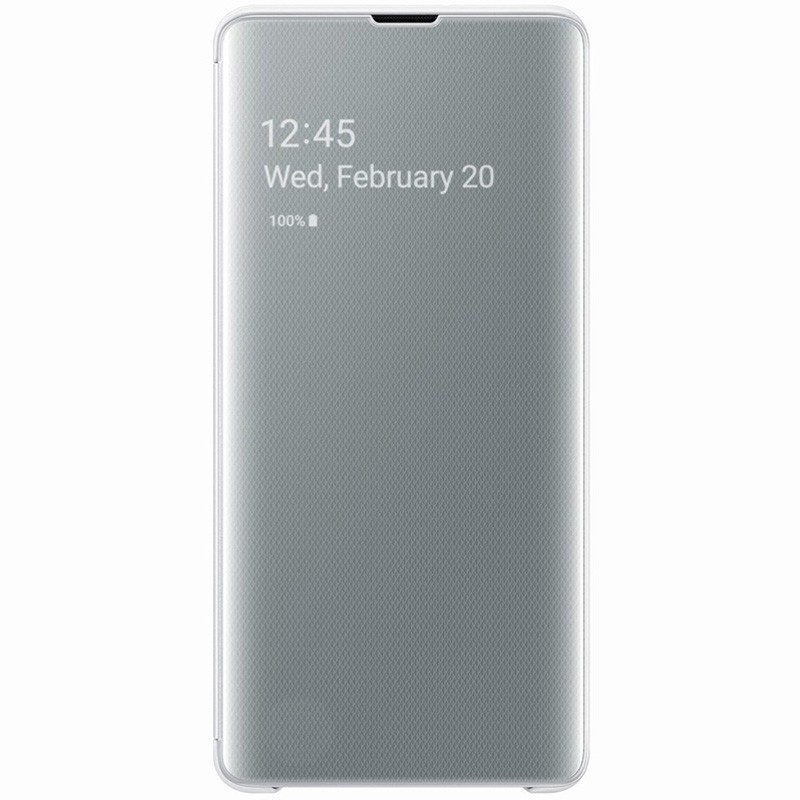 Bao da Samsung Clear View S10 Plus ( trắng )