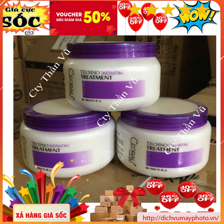 Kem hấp tóc phục hồi KERATIN Treatment Giúp Tóc Bóng Mượt Mà, Khôi Phục Tình Trạng Hư Tổn