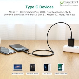 Cáp USB 2.0 to Micro USB và Type-C chính hãng Ugreen