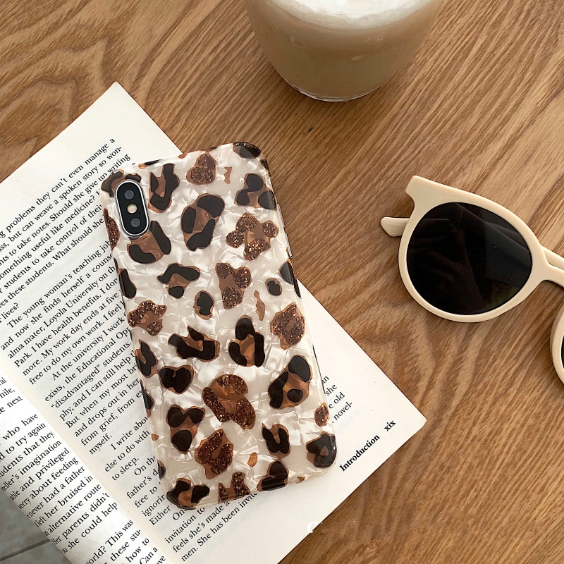 Ốp điện thoại silicon họa tiết da báo sành điệu cho Iphone 7 / 8plus / X / Xs Max / Xr | BigBuy360 - bigbuy360.vn