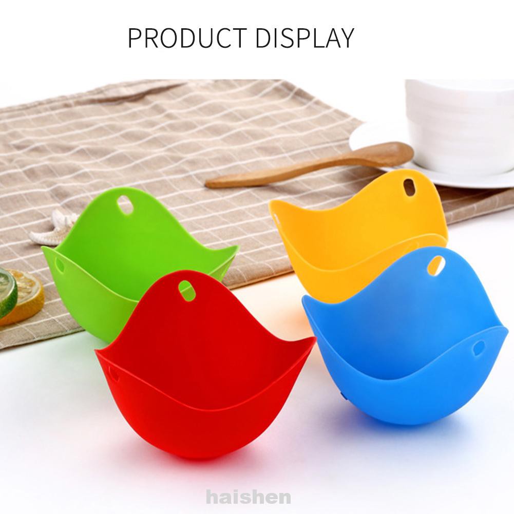 Set 4 Khuôn Silicone Hấp Trứng Chống Dính Dễ Dàng Làm Sạch