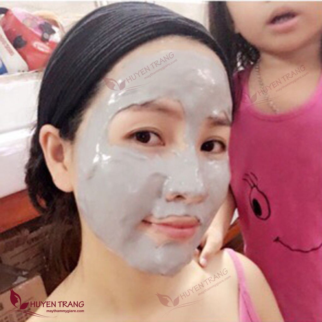 Mặt Nạ Thạch Collagen Đất Sét (Bùn Non) Handmade Dưỡng Ẩm, Làm Mờ Nếp Nhăn, Căng Bóng Da - Thẩm Mỹ Huyền Trang NANOCEE