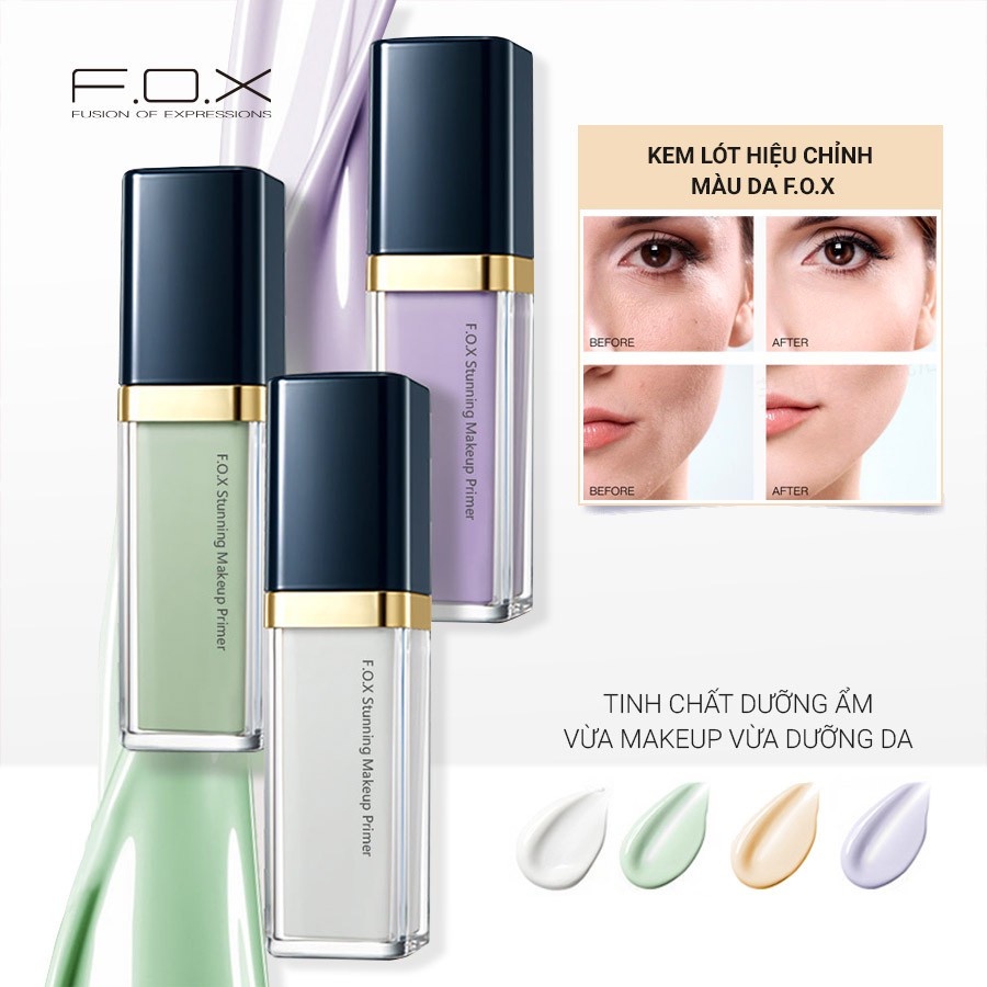 Kem Lót Hiệu Chỉnh Màu Da Stunning Makeup Primer F.O.X SPF30 - Chính Hãng