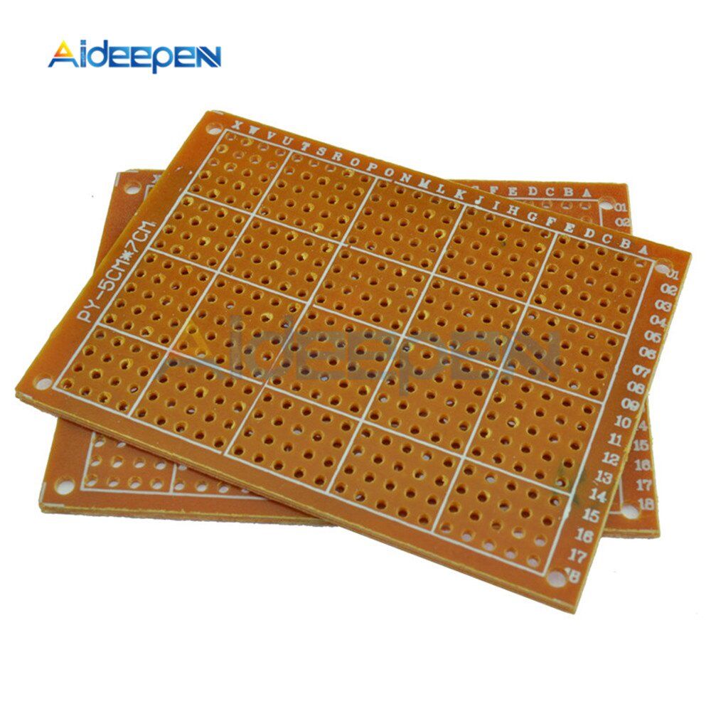 Set 100 bảng mạch PCB 50x70 mm 2.54mm 5x7 cm