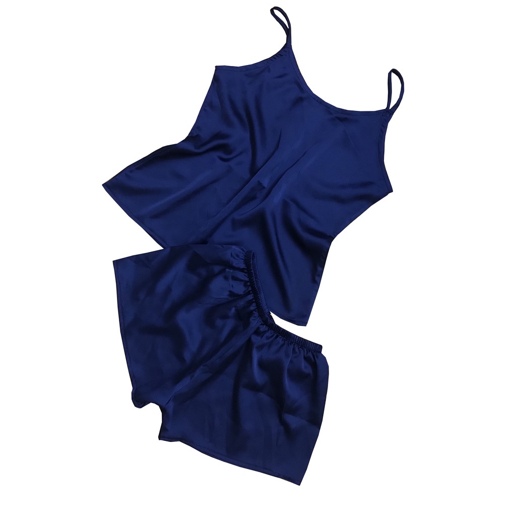 Bộ ngủ lụa, bộ ngủ sexy nữ, bộ ngủ hai dây mềm mịn thoáng mát | BigBuy360 - bigbuy360.vn