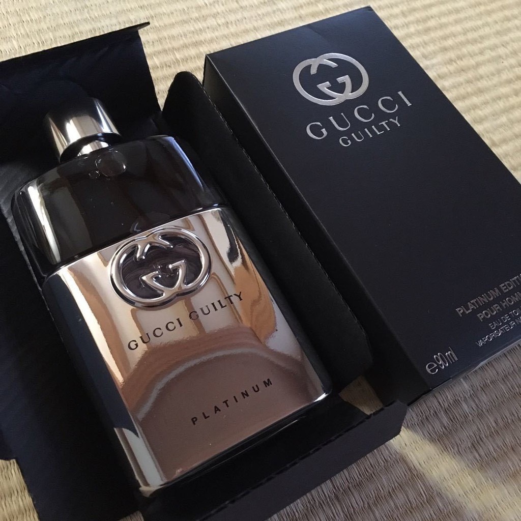 Nước hoa  Gucci Guilty Pour Homme EDP 90ML, Nước hoa Gucci đen