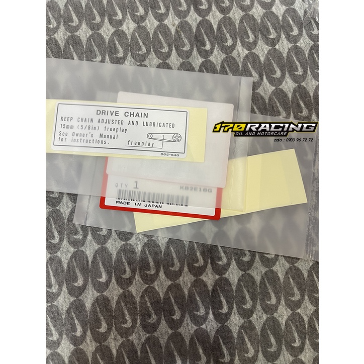 (HCM) Tem Dán Carte CUB Đèn Vuông Chính Hãng HONDA Nhập Khẩu Nhật