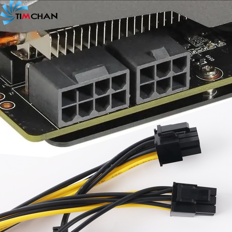 Cáp chuyển đổi thẻ đồ họa 1in2 8P sang Dual 8P / 8pin sang 8-pin PCI-E | BigBuy360 - bigbuy360.vn