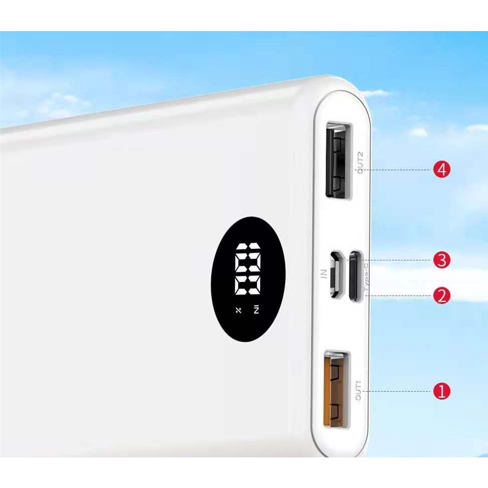 Pin Sạc Dự Phòng Ibesky PS207 10000 mAh Sạc Nhanh QC.30 18W