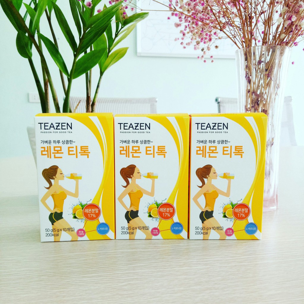 Combo 3 hộp trà matcha Teazen hương vị mới, thức uống mới cho mùa hè tươi mát