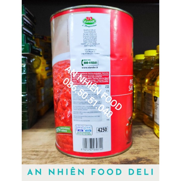 Pizza Sauce Sốt Cà Chua Italia Viander hộp 4,1KG