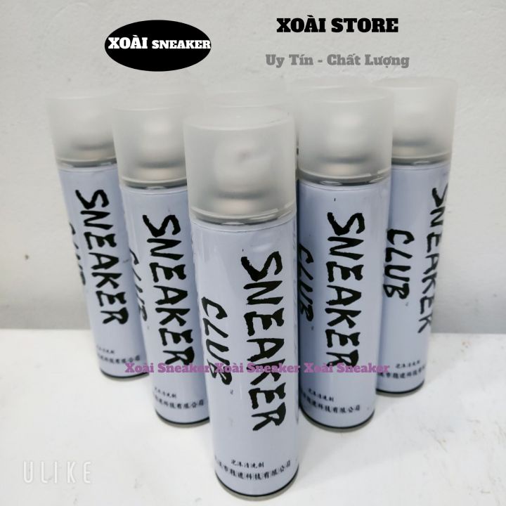 Chai Xịt Tạo Bọt Vệ Sinh Giày- Sneaker Club 300ml Cao Cấp/ Xoài Sneaker86