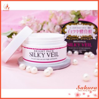 Kem làm trắng toàn thân silky veil hàng nhật nội địa cream trắng da tức thì silky veil