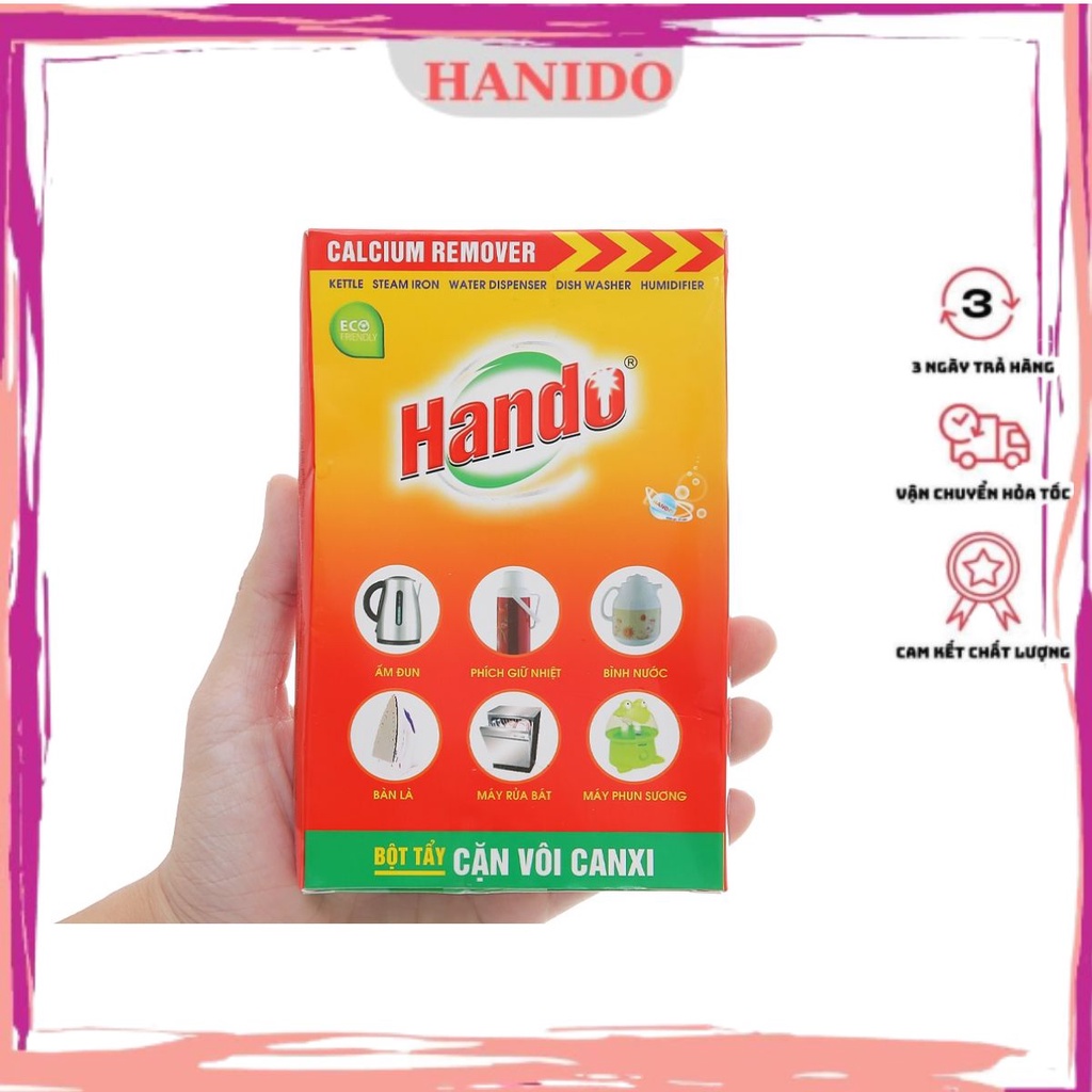 Tẩy cặn canxi cây nước ấm đun nước bình nóng lạnh 100g