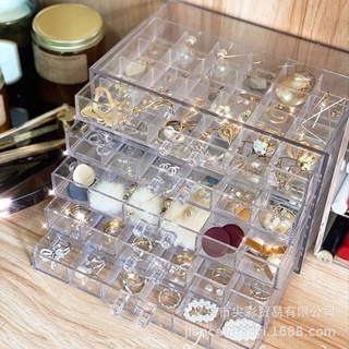 Khay mica đựng charm, đá 5 tầng trong suốt