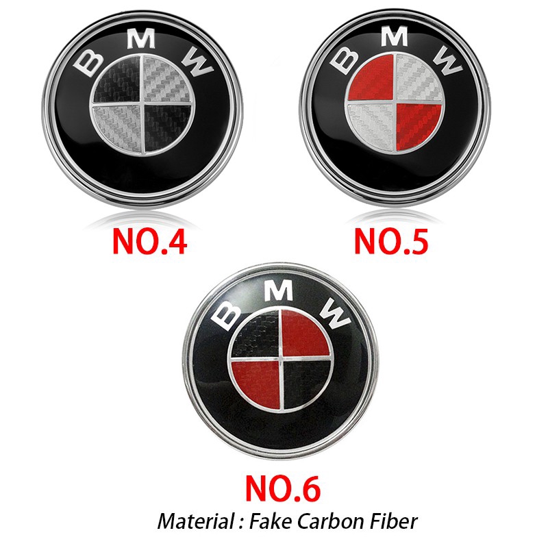 Miếng Dán Chữ B 82mm Cho Xe Hơi Bmw X1 X3 X5 X6 1 3 5 7 Series