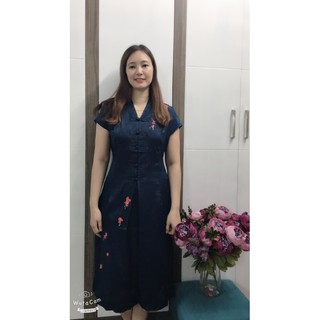 VÁY LỤA CHO MẸ BMT 59 ( HÀNG CÓ SẴN )