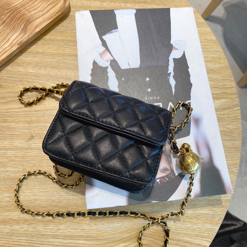 Túi Mini Da Mịn Kèm Chuông