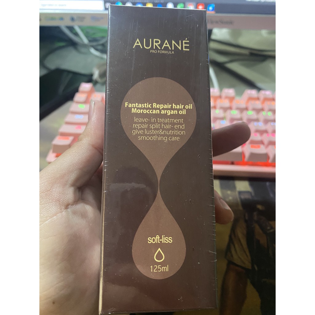 Tinh dầu dưỡng tóc Aurane 125ml hỗ trợ tái tạo cho mái tóc bóng mượt | BigBuy360 - bigbuy360.vn