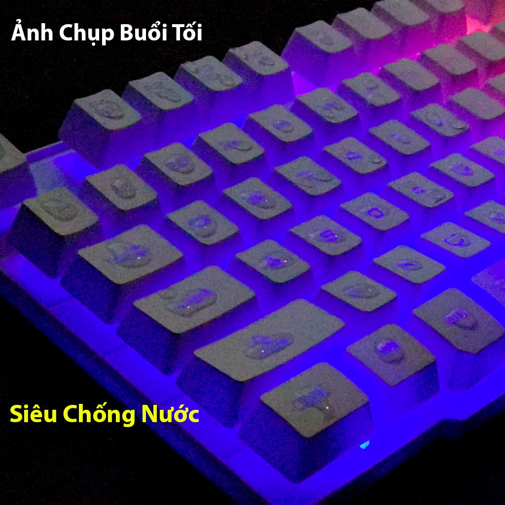 Bàn Phím Kèm Chuột Máy Tính KUIYN T6 Bàn Phím Gaming Đèn Led 7 Màu Chuyên Chơi Game | BigBuy360 - bigbuy360.vn