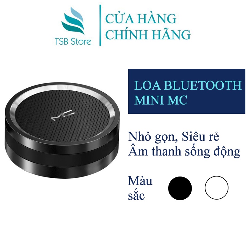 Loa Bluetooth Mini Không Dây MC Cầm Tay Pin Trâu Treble Rời Nghe Nhạc Công Suất Lớn Nhỏ Gọn Siêu Rẻ - TSB Store