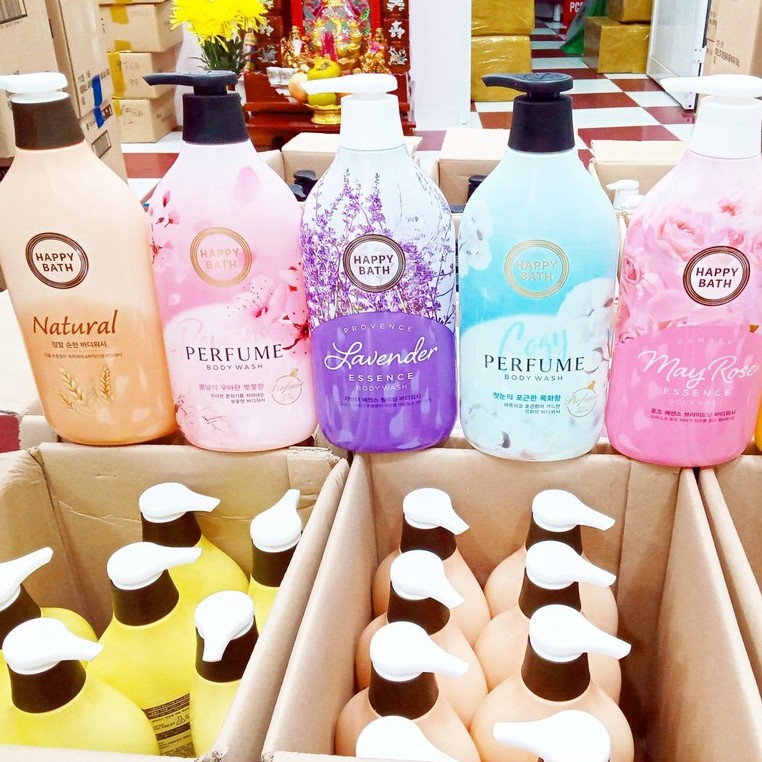 Sữa Tắm Hương Nước Hoa Happy Bath Perfume Body Wash 900g