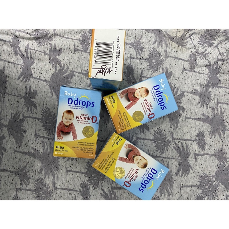 baby  Ddrops 60 giọt cho bé từ sơ sinh hàng Anh