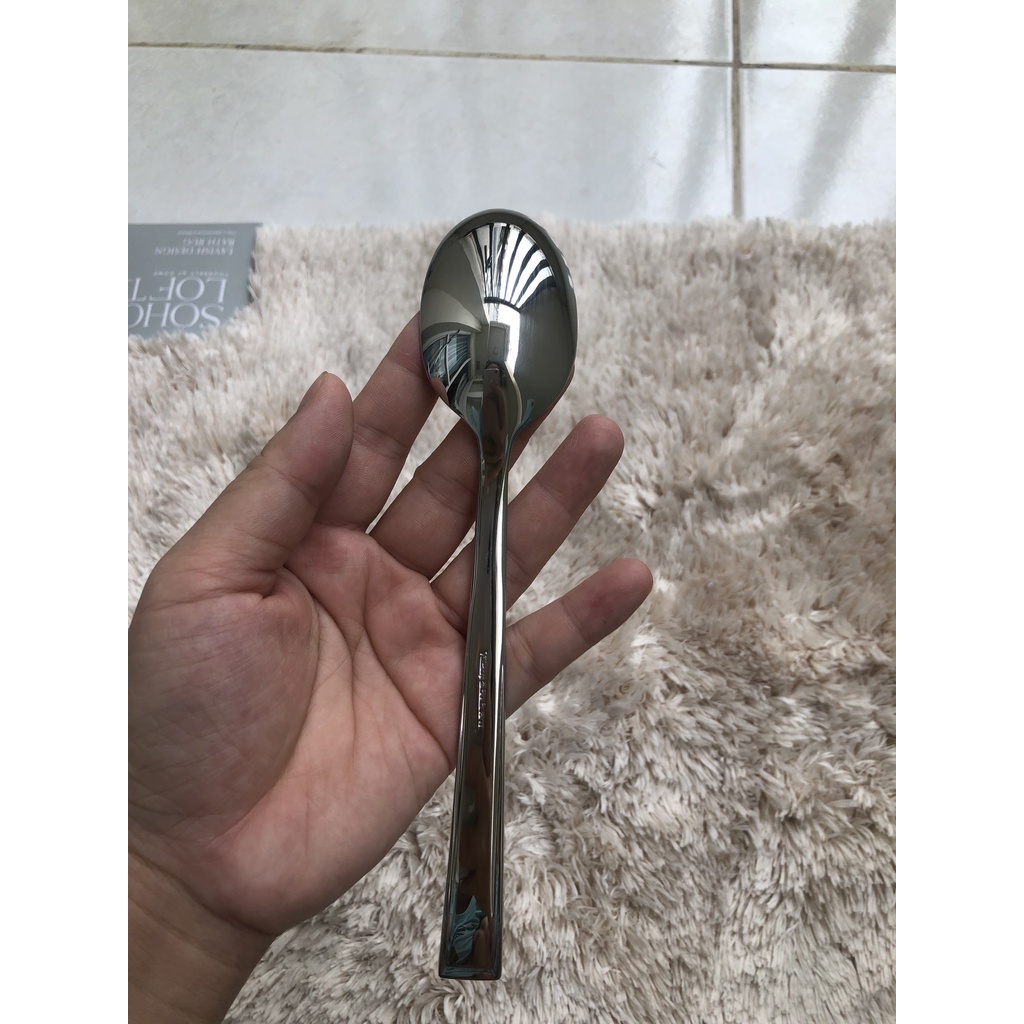 Bộ THÌA DĨA  SIZE TRUNG 19CM hãng VIILEROYY BOCH inox 304 phong cách Châu Âu