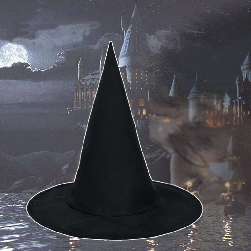 Mũ phù thủy màu đen hóa trang Halloween C2103AD