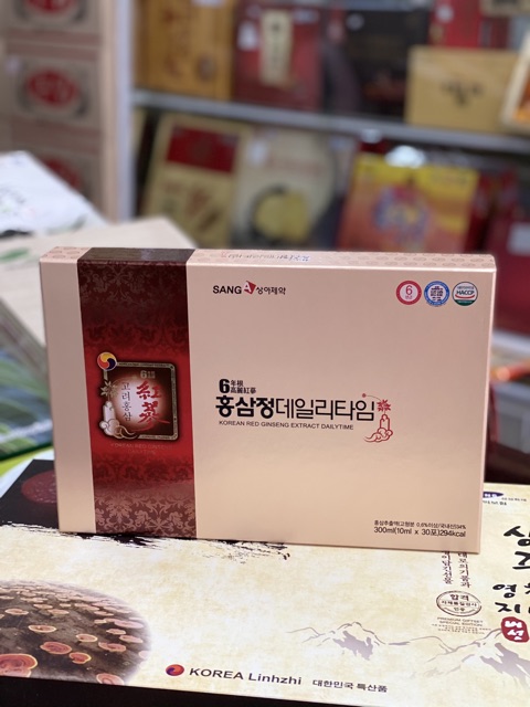 [DATE MỚI] Nước Hồng Sâm Nguyên Chất Sanga Người Lớn Hàn Quốc, Hộp  30 gói