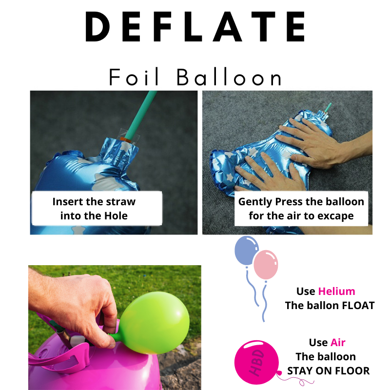 Set 5 Bong Bóng Cao Su Hình Nàng Tiên Cá